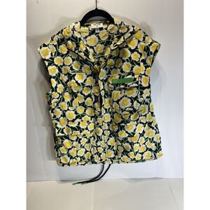 Diane von Furstenberg x Target Womens Packable Poppy Hooded Vest Size XXS Floral